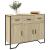 Dulap, stejar sonoma, 97x32,5x74,5 cm, lemn prelucrat GartenMobel Dekor