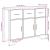 Dulap, stejar fumuriu, 97x32,5x74,5 cm, lemn prelucrat GartenMobel Dekor