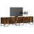Dulap TV, stejar fumuriu, 180x34x41 cm, lemn prelucrat GartenMobel Dekor