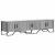 Dulap TV, gri sonoma, 180x34x41 cm, lemn prelucrat GartenMobel Dekor