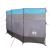 Paravan de camping, albastru, 366x152x152 cm, impermeabil GartenMobel Dekor