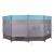 Paravan de camping, albastru, 366x152x152 cm, impermeabil GartenMobel Dekor