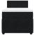 Pat box spring cu saltea, negru, 90x190 cm, catifea GartenMobel Dekor