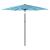 Umbrelă soare de grădină stâlp din oțel, albastru 268x268x226cm GartenMobel Dekor