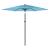Umbrelă soare de grădină stâlp din oțel, albastru 268x268x226cm GartenMobel Dekor