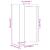 Pantofar, gri sonoma, 52x37,5x100 cm, lemn prelucrat GartenMobel Dekor
