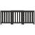 Mască pentru calorifer, negru, 205x21,5x83,5 cm, lemn prelucrat GartenMobel Dekor