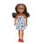 BARBIE PAPUSA CHELSEA CREOLA CU PAR SATEN SI ROCHITA ALBASTRA SuperHeroes ToysZone