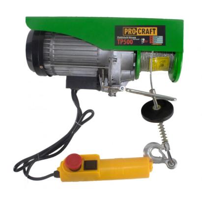 Troliu electric palan Procraft TP500, 1020W, cu kit montare Greutate 500kg Innovative ReliableTools