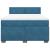 Pat box spring cu saltea, albastru, 160x200 cm, catifea GartenMobel Dekor