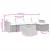 Set canapele de grădină, 6 piese, cu perne, bej, poliratan GartenMobel Dekor