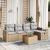 Set canapele de grădină, 6 piese, cu perne, bej, poliratan GartenMobel Dekor