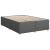 Pat box spring cu saltea, gri închis, 140x200 cm, textil GartenMobel Dekor