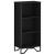 Bibliotecă, negru, 50x31x106 cm, lemn prelucrat GartenMobel Dekor