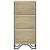 Bibliotecă, stejar sonoma, 50x31x106 cm, lemn prelucrat GartenMobel Dekor