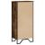 Bibliotecă, stejar fumuriu, 50x31x106 cm, lemn prelucrat GartenMobel Dekor