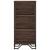 Bibliotecă, stejar maro, 50x31x106 cm, lemn prelucrat GartenMobel Dekor