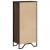 Bibliotecă, stejar maro, 50x31x106 cm, lemn prelucrat GartenMobel Dekor