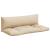 Perne pentru paleți, 2 buc., bej, material textil GartenMobel Dekor