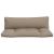Perne de paleți, 2 buc., gri taupe, material textil GartenMobel Dekor