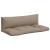 Perne de paleți, 2 buc., gri taupe, material textil GartenMobel Dekor