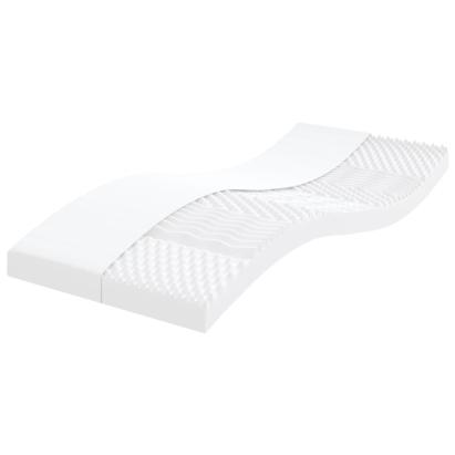 Saltea din spumă de copii, alb 80x160 cm 7 zone duritate 20 ILD GartenMobel Dekor