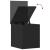 Cutie de depozitare, negru, 30x35x35 cm, lemn prelucrat GartenMobel Dekor