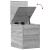 Cutie de depozitare, gri sonoma, 30x35x35 cm, lemn prelucrat GartenMobel Dekor