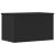 Cutie de depozitare, negru, 60x35x35 cm, lemn prelucrat GartenMobel Dekor