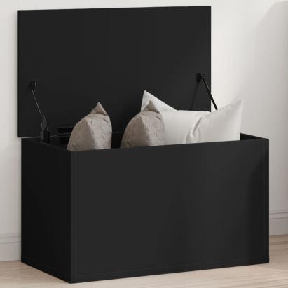 Cutie de depozitare, negru, 60x35x35 cm, lemn prelucrat GartenMobel Dekor