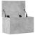 Cutie de depozitare, gri beton, 60x35x35 cm, lemn prelucrat GartenMobel Dekor