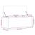Cutie de depozitare, negru, 90x35x35 cm, lemn prelucrat GartenMobel Dekor