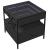 Măsuță de cafea cu LED infinity, negru, 50x50x51 cm GartenMobel Dekor