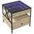 Măsuță de cafea cu LED infinity, stejar sonoma, 50x50x51 cm GartenMobel Dekor