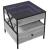 Măsuță de cafea cu LED infinity, gri sonoma, 50x50x51 cm GartenMobel Dekor