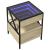 Măsuță de cafea cu LED infinity, stejar sonoma, 40x40x51 cm GartenMobel Dekor