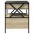 Măsuță de cafea cu LED infinity, stejar sonoma, 40x40x51 cm GartenMobel Dekor