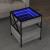 Măsuță de cafea cu LED infinity, gri sonoma, 40x40x51 cm GartenMobel Dekor