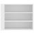 Dulap de perete, alb, 75x35x60 cm, lemn prelucrat GartenMobel Dekor