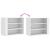 Dulap de perete, alb, 75x35x60 cm, lemn prelucrat GartenMobel Dekor
