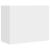 Dulap de perete, alb, 75x35x60 cm, lemn prelucrat GartenMobel Dekor