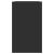 Dulap de perete, negru, 75x35x60 cm, lemn prelucrat GartenMobel Dekor