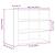 Dulap de perete, negru, 75x35x60 cm, lemn prelucrat GartenMobel Dekor