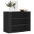 Dulap de perete, negru, 75x35x60 cm, lemn prelucrat GartenMobel Dekor