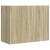 Dulap de perete, stejar sonoma, 75x35x60 cm, lemn prelucrat GartenMobel Dekor