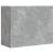 Dulap de perete, gri beton, 75x35x60 cm, lemn prelucrat GartenMobel Dekor