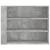 Dulap de perete, gri beton, 75x35x60 cm, lemn prelucrat GartenMobel Dekor