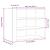 Dulap de perete, stejar fumuriu, 75x35x60 cm, lemn prelucrat GartenMobel Dekor