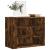 Dulap de perete, stejar fumuriu, 75x35x60 cm, lemn prelucrat GartenMobel Dekor
