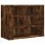 Dulap de perete, stejar fumuriu, 75x35x60 cm, lemn prelucrat GartenMobel Dekor